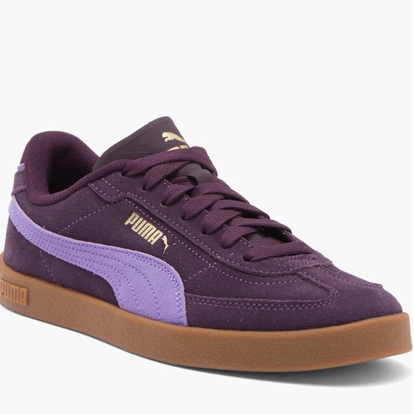 Puma Shoes - PUMA Club II Era Suede sneaker in the Midnight Plum and Lavender Alert Size 9.5
